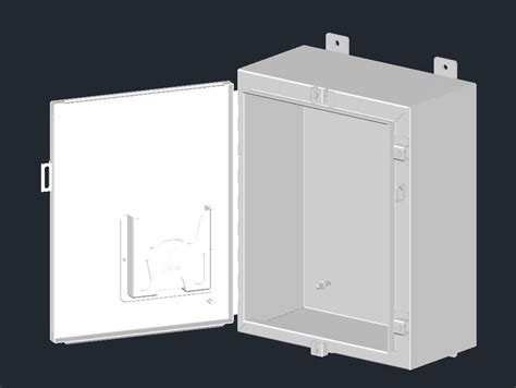 3d junction box|junction box dwg.